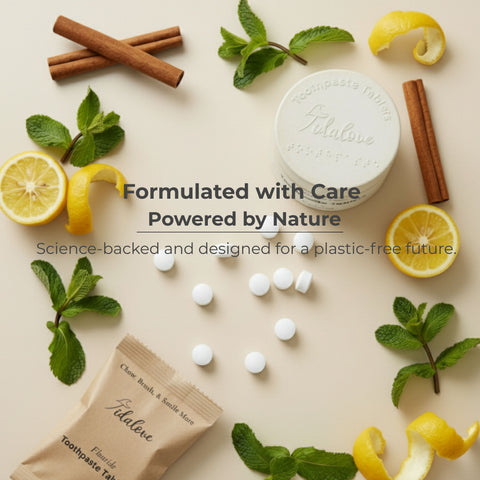 Tidalove Fluoride-Free Toothpaste Tablets (5% nHAp)