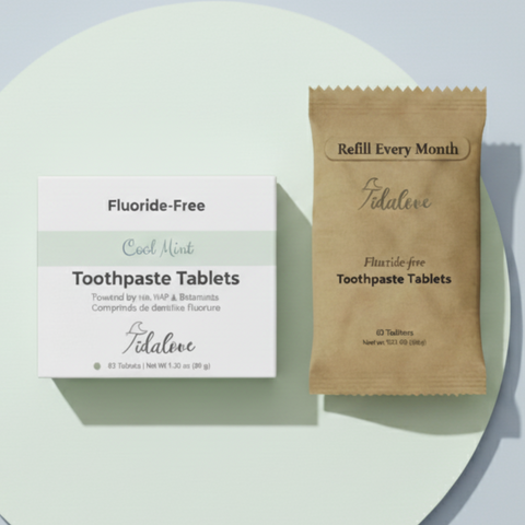 Cool Mint Fluoride-Free Toothpaste Tablets