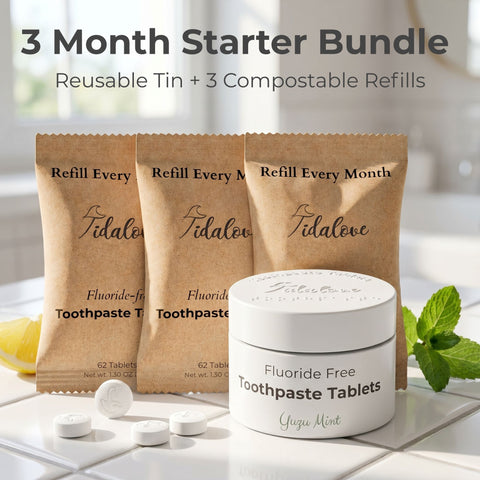 Tidalove Fluoride-Free Toothpaste Tablets (5% nHAp)