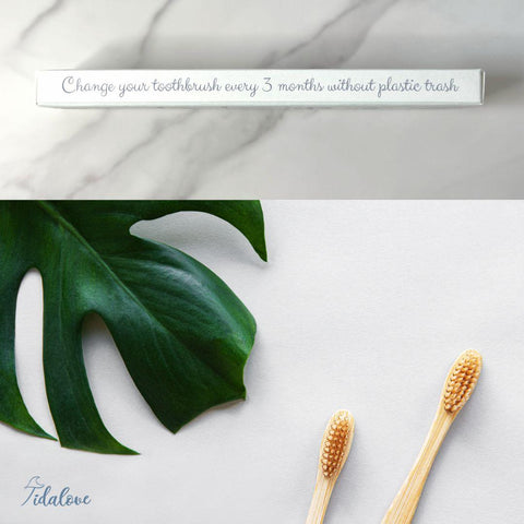 Bamboo Toothbrush Twin Pack-Tidalove
