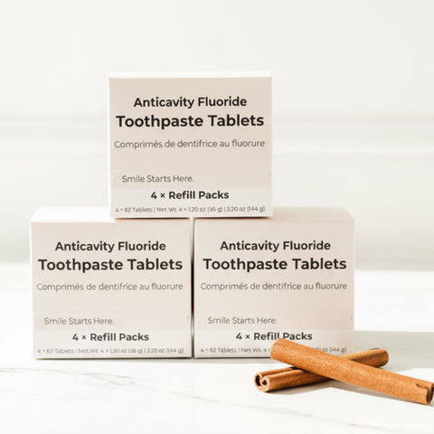 Fluoride Cinnamon Toothpaste Tablets — 4 Months