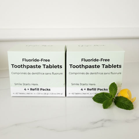 Yuzu Mint Fluoride-Free Toothpaste Tablets– 4-Month Supply