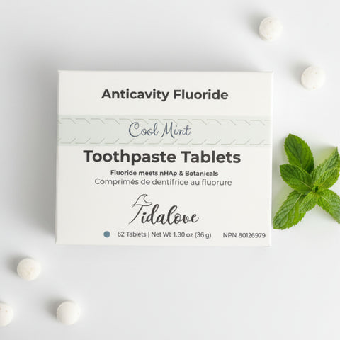 Fluoride Cool Mint Toothpaste Tablets — 1 Month