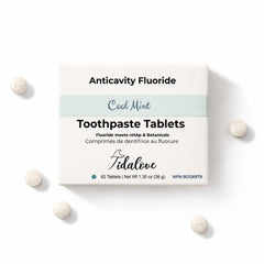 Tidalove Cool Mint toothpaste tablets with fluoride
