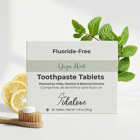 Fluoride-Free Yuzu Mint Toothpaste Tablets — 1 Month
